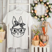 Easter Bunny Pattern T-shirt - Add a touch of childhood innocence to