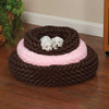 Slumber Pet ZW060 32 31 SP Swirl Plush Donut Bed 32 in chocolade