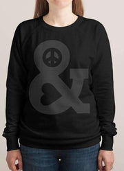 VREDE EN LIEFDE VROUWEN SWEATSHIRT