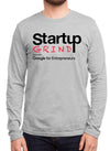 Startup Grind Grey Long Sleeves Round Neck