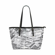 Tote Bag - Grey Senior Class Pattern - Double Handle Large Bag -