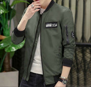 Mens Casual Zipped Up Bomber Jacket Clearance